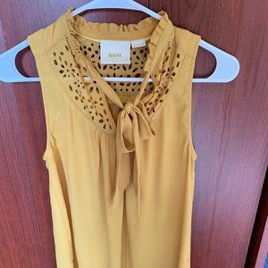 Anthropologie|MAEVE Flower Cut Tank Top